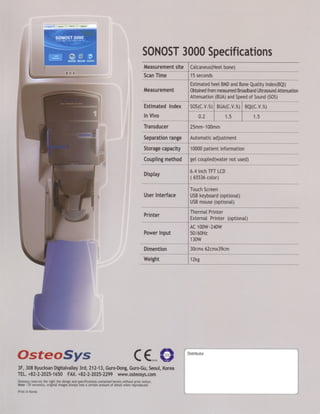 Osteosys sonost 3000