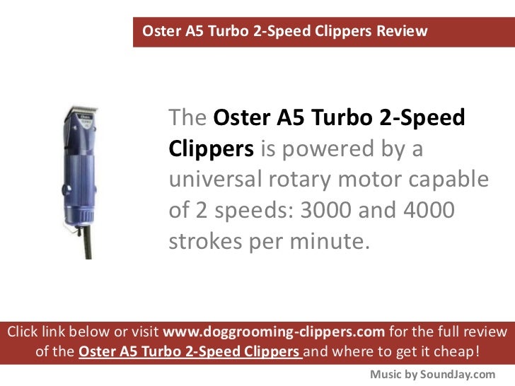 oster a5 turbo 2 speed