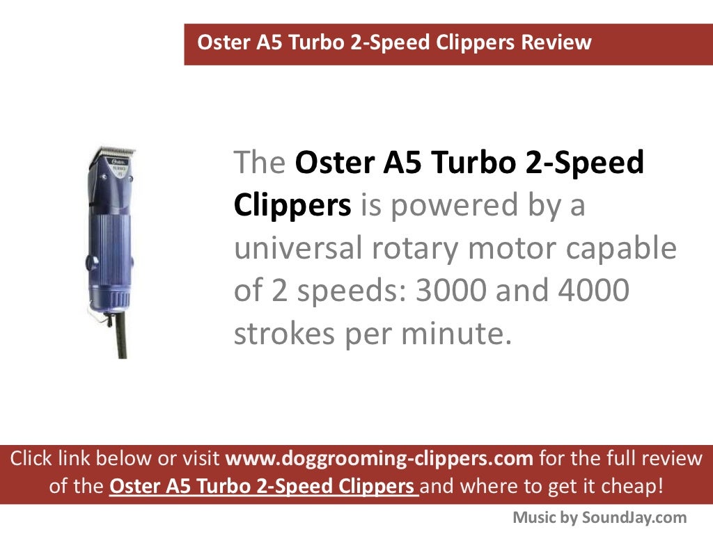 oster a5 turbo clipper reviews