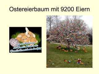 Ostereierbaum mit 9200 Eiern 