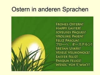 Ostern in anderen Sprachen 