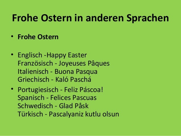 Ostern