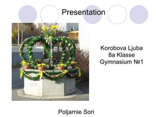 Presentation Korobova Ljuba 8a Klasse Gymnasium №1 Poljarnie Sori 