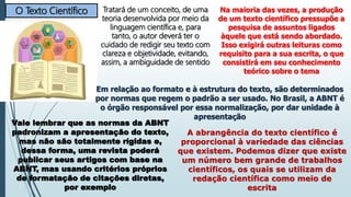 Os Textos Técnicos e Científicos em Uma abordagem Científica | PPTX