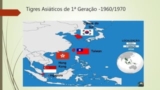 Tigres Asiáticos de 1ª Geração -1960/1970
 