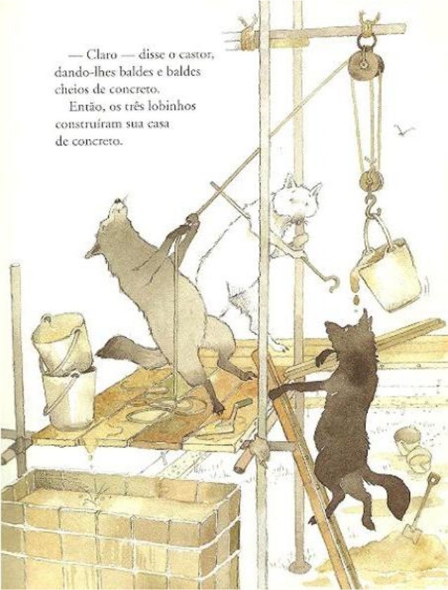 Os tres lobinhos e o porco mau, de Eugene Trivizas e Helen Oxenbury