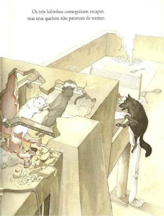 Os tres lobinhos e o porco mau, de Eugene Trivizas e Helen Oxenbury