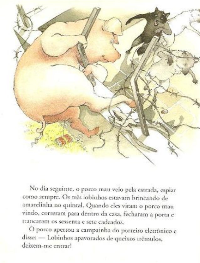 Os tres lobinhos e o porco mau, de Eugene Trivizas e Helen Oxenbury