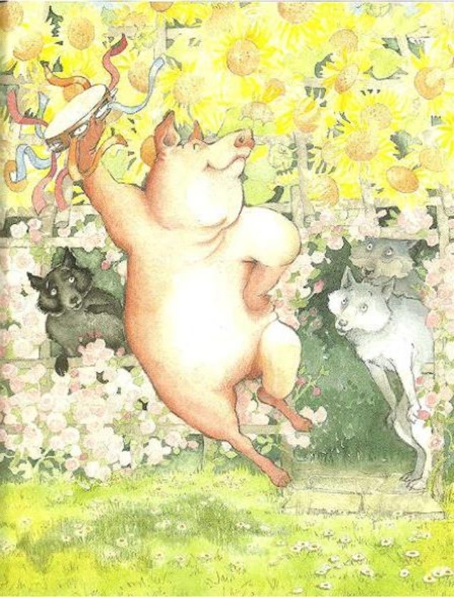 Os tres lobinhos e o porco mau, de Eugene Trivizas e Helen Oxenbury