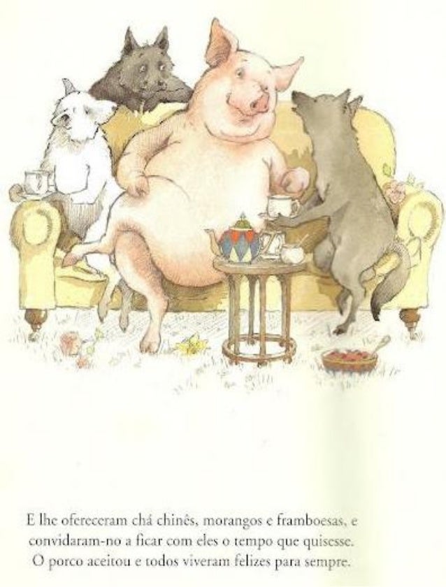 Os tres lobinhos e o porco mau, de Eugene Trivizas e Helen Oxenbury