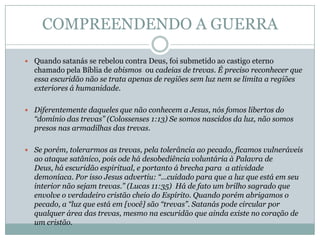 Os três campos de batalha parte 1 - a mente | PPTX