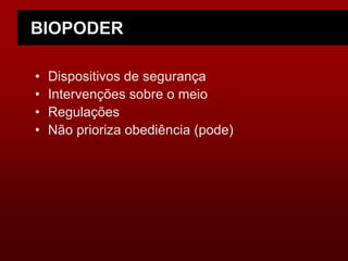 Os três domínios na obra de michel foucault 1 | PPSX