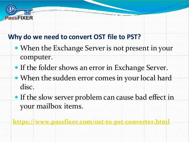 Ost to pst converter | PPT