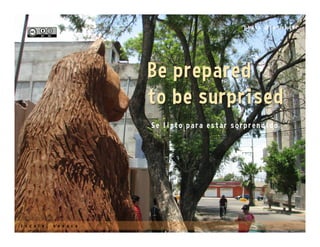 La Ley de Dos Pies
Si las personas se encuentran en
situaciones donde no están ni
aprendiendo ni contribuyendo con nada,
ellos son responsables de moverse
hacia otro sitio - usando sus dos pies
para encontrar un lugar donde su
participación sea mas significativa.
# O p e n S p a c e
 