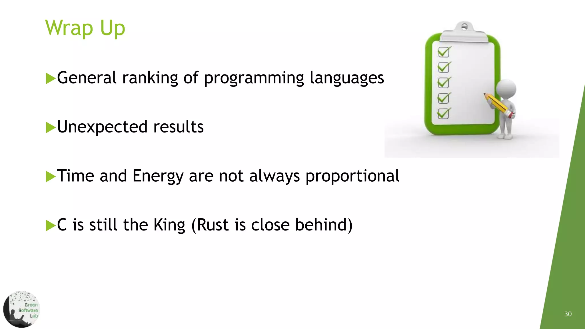 Energy Efficiency Across Programming Languages | PPT