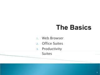 Web Browser Office Suites Productivity Suites 