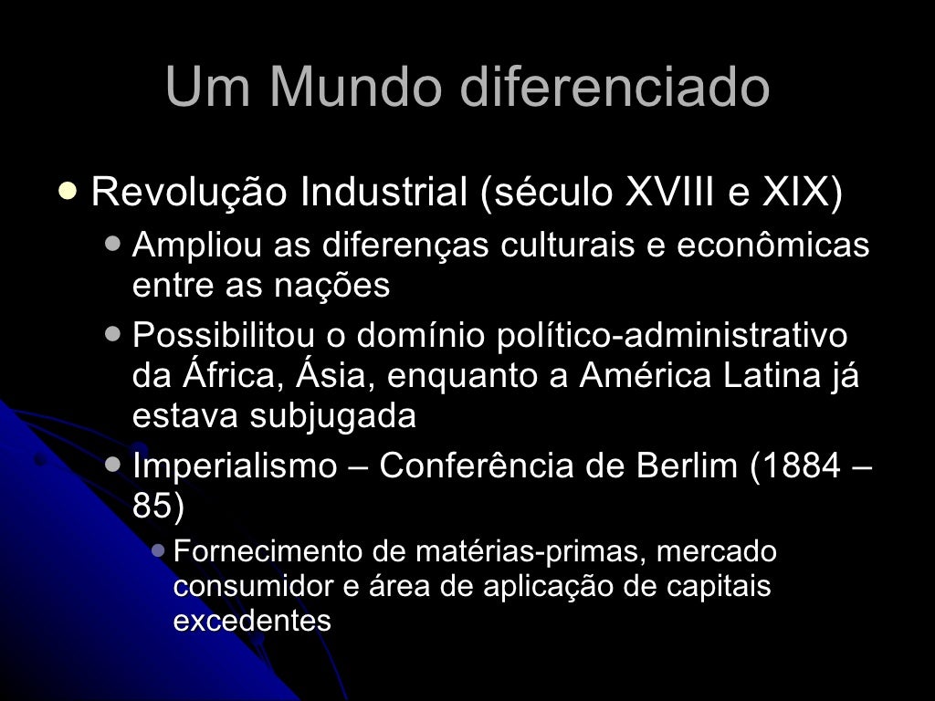 O subdesenvolvimento