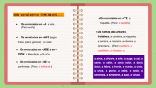 O substantivo: O XÉNERO. O NÚMERO. A LINGUAXE INCLUSIVA | PPTX