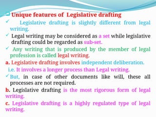 Write Legislation OSU Legislative Drafting ppt Last.pptxkk | PPTX