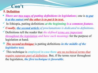 Legislations Text OSU Legislative Drafting ppt Last.pptxkk | PPTX