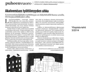 Yliopisto-lehti
3/2014
 
