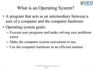 Operating system in engineering unit 1 full pdf | PDF