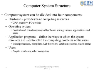 Operating system in engineering unit 1 full pdf | PDF
