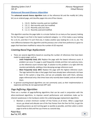 Operating Systems - memory management | PDF