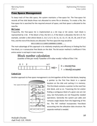 Operating Systems - Implementing File Systems | PDF | Operating Systems ...