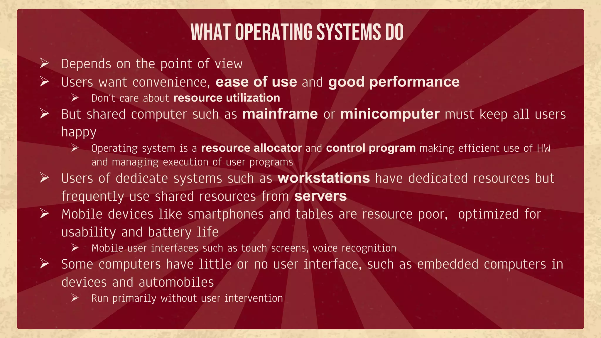 Operating System concepts | PPT