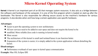 Operating Systems Basic Concepts Introduction unit 1 | PPTX