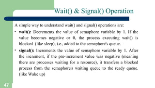 OS Unit 3 ProcessSyncronization in operation g system | PPT