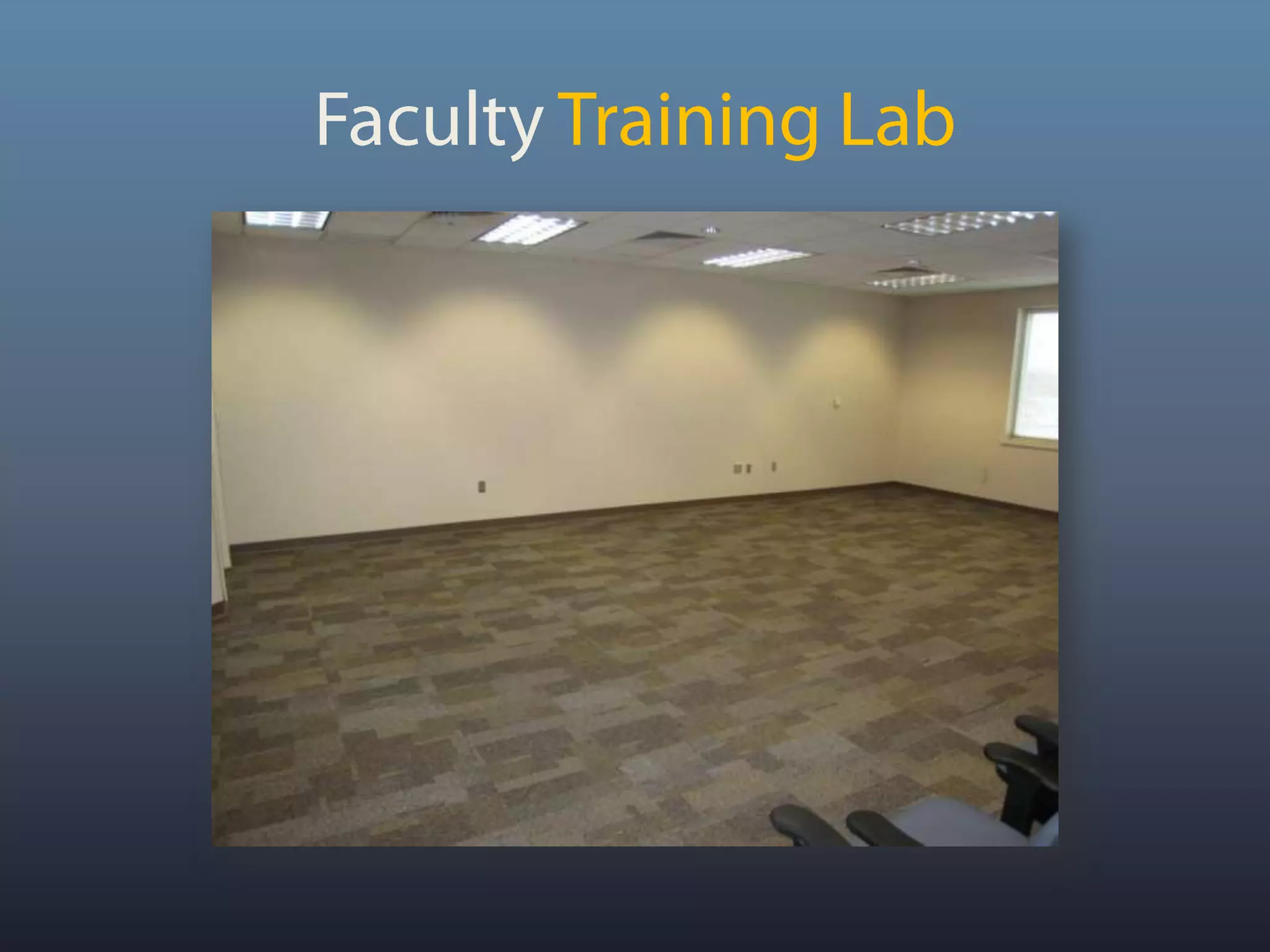 Faculty Training Lab