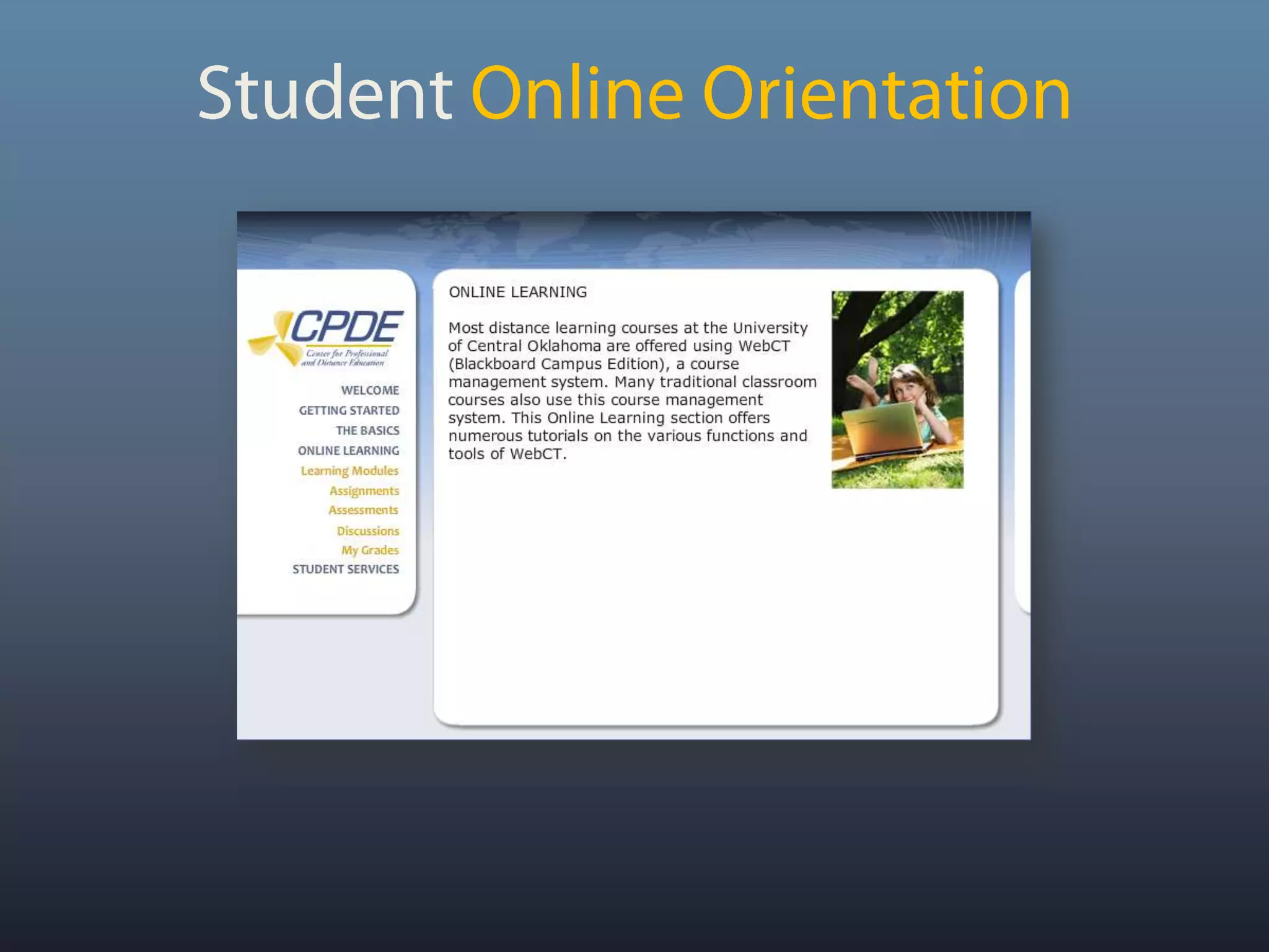 Student Online Orientation