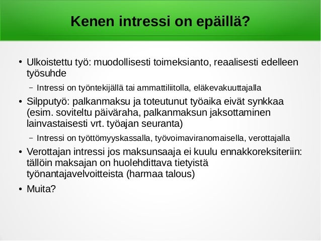 Toiminimellä työskentely yritykselle Toiminimellä työskentely yritykselle