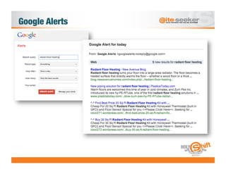 Google Alerts
 