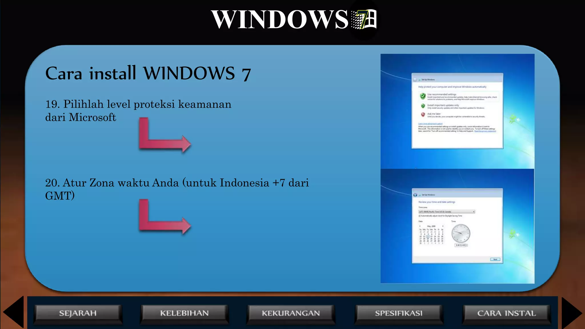Sistem Operasi : Power Point windows 7 | PPT