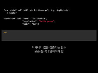 딕셔너리 값을 검증하는 함수
abbr은 꼭 2글자여야 함
 