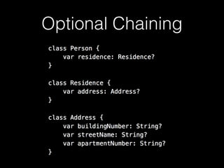Optional Chaining
 