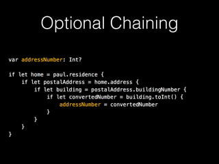 Optional Chaining
 