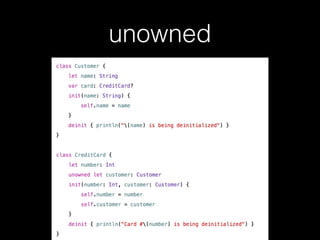 unowned
 