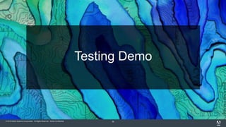© 2015 Adobe Systems Incorporated. All Rights Reserved. Adobe Confidential. 39
Testing Demo
 