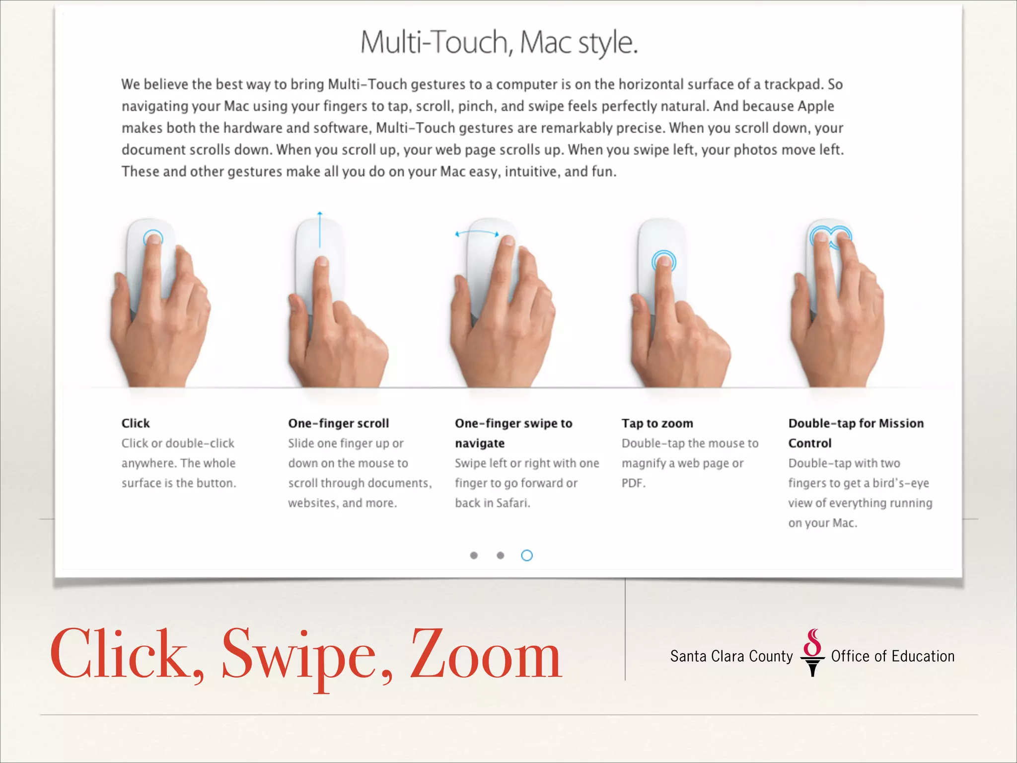 Pinch, Swipe, Launch

 