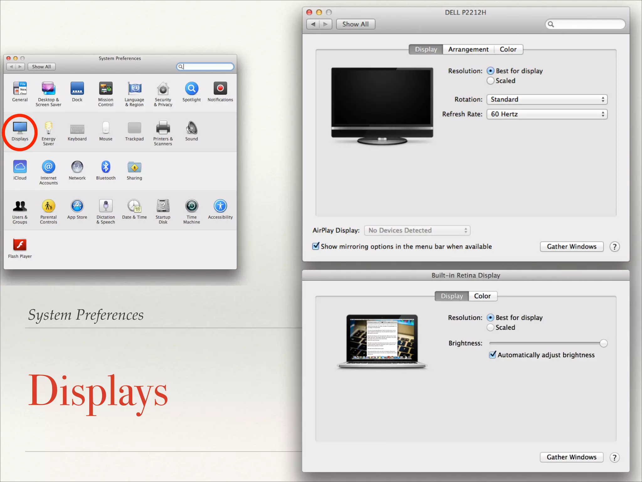 System Preferences

Security & Privacy

FileVault, Firewall, Privacy

 