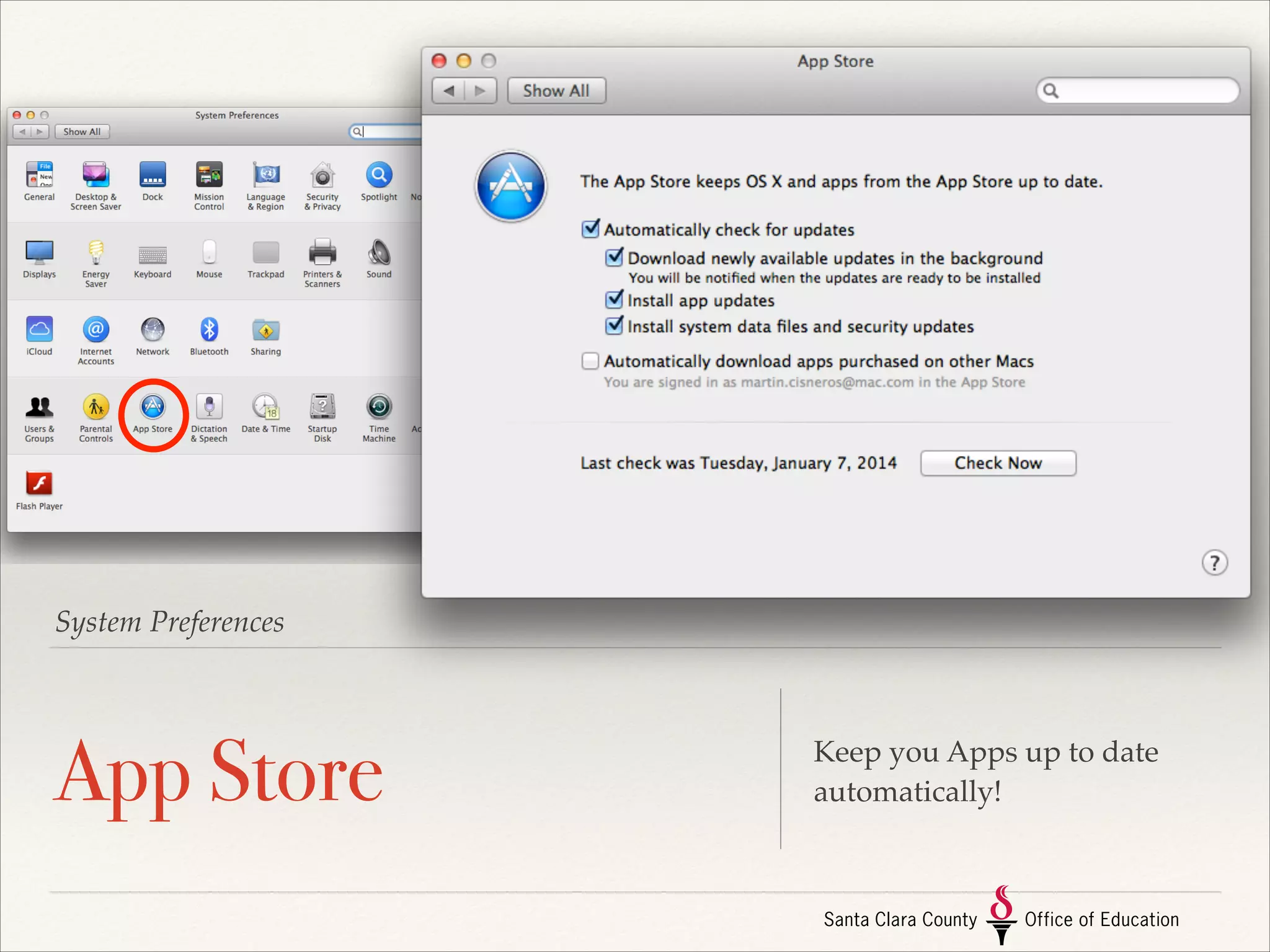 System Preferences

Users & Groups

Enable multiple accounts or
provide password to login :-)

 