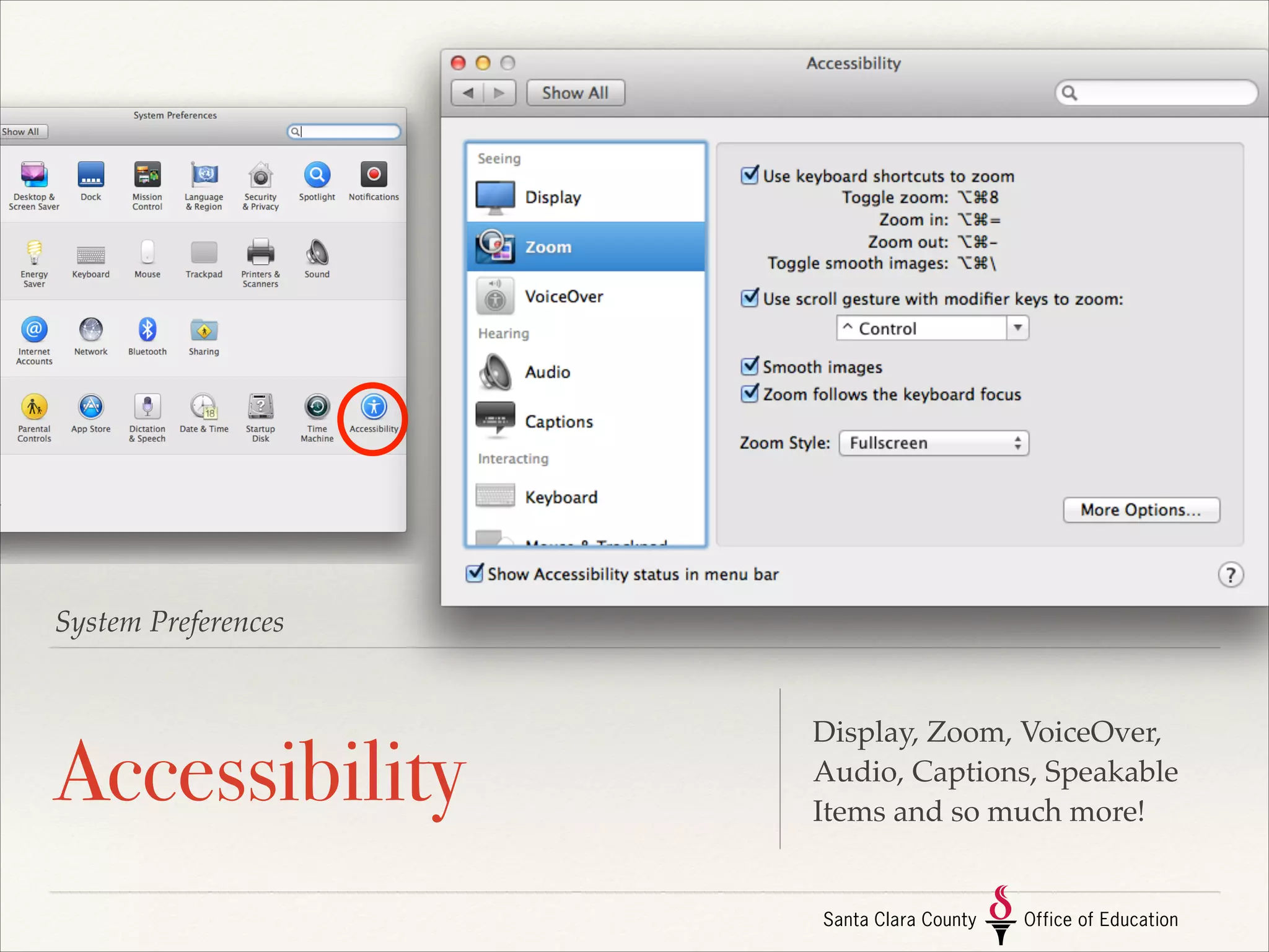 System Preferences

Dictation & Speech

Use Dictation wherever you
can type text! Even if you’re
ofﬂine :-)

 