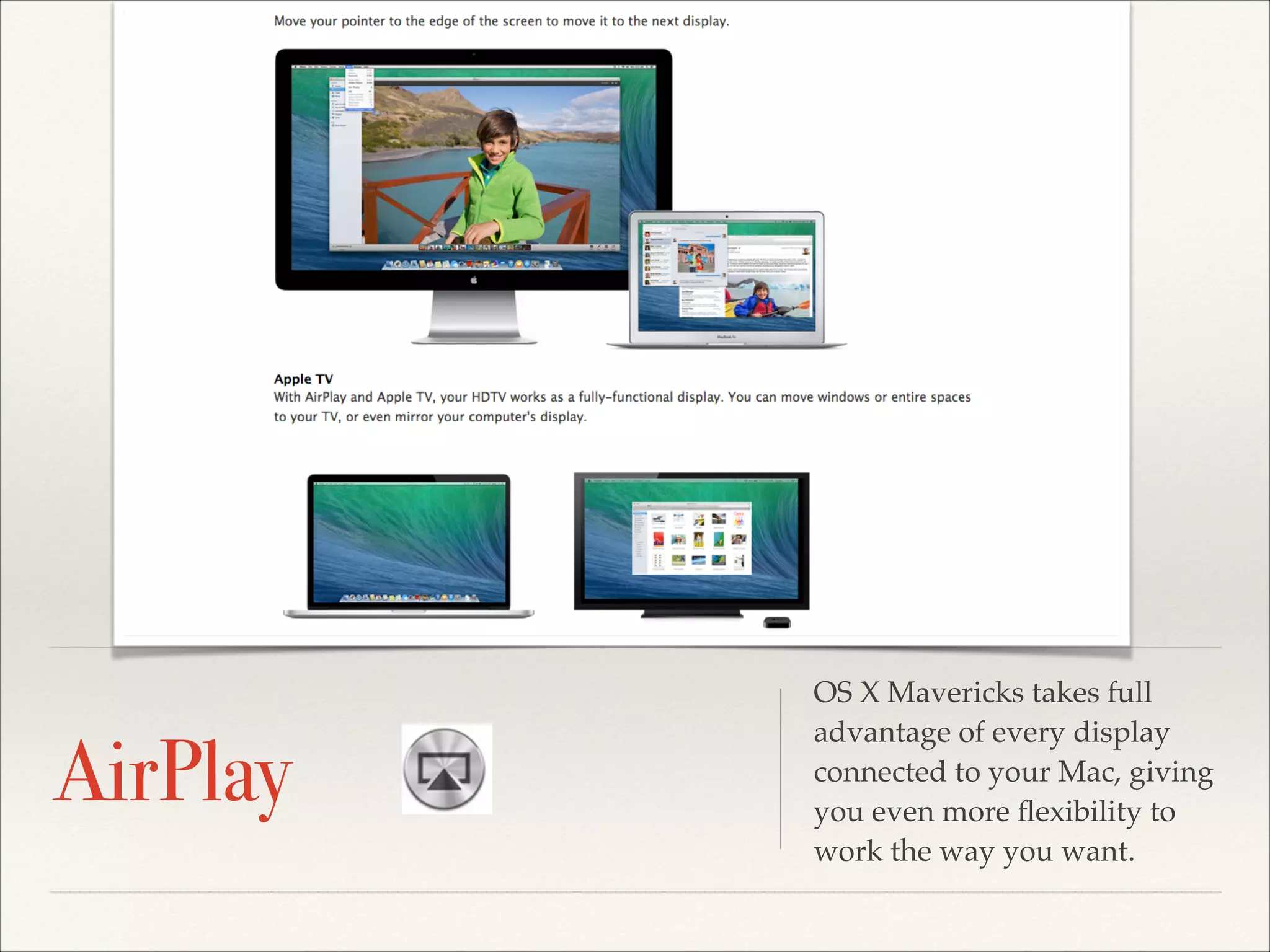Drop it like it’s hot!

AirDrop

Share your ﬁles with your
students, staff and colleagues!
on the drop wirelessly :-)

 