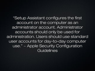 Os x security basics for keeping your mac safe final | PPT
