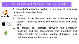 Comprehensive Overview of Operating System Components and Management | PDF