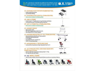 OT Surgical Aids Catalogue